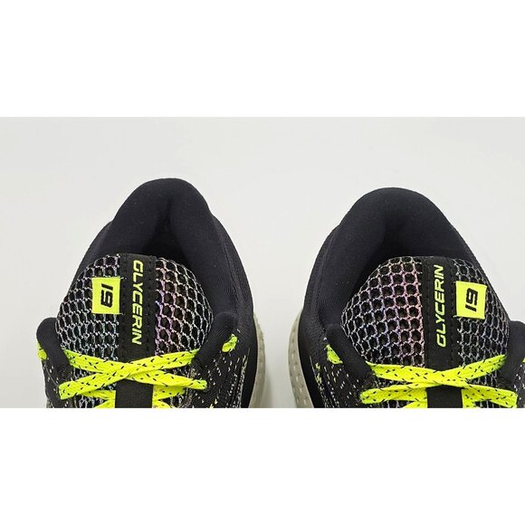 Brooks Women's Black Neon Yellow Carbonite Glycerin 19 Running Shoes Sz 8.5 2487 - Picture 11 of 16